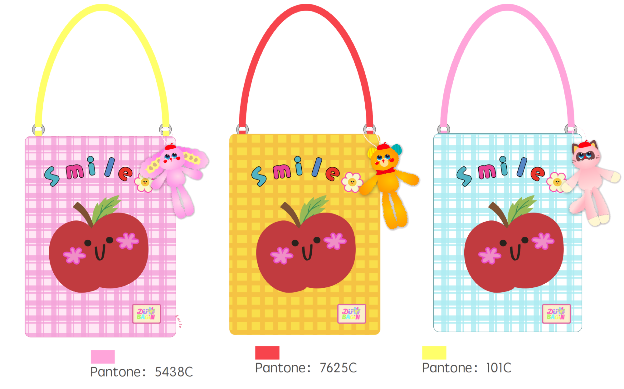 Smiley Day 单肩 iPad 包设计